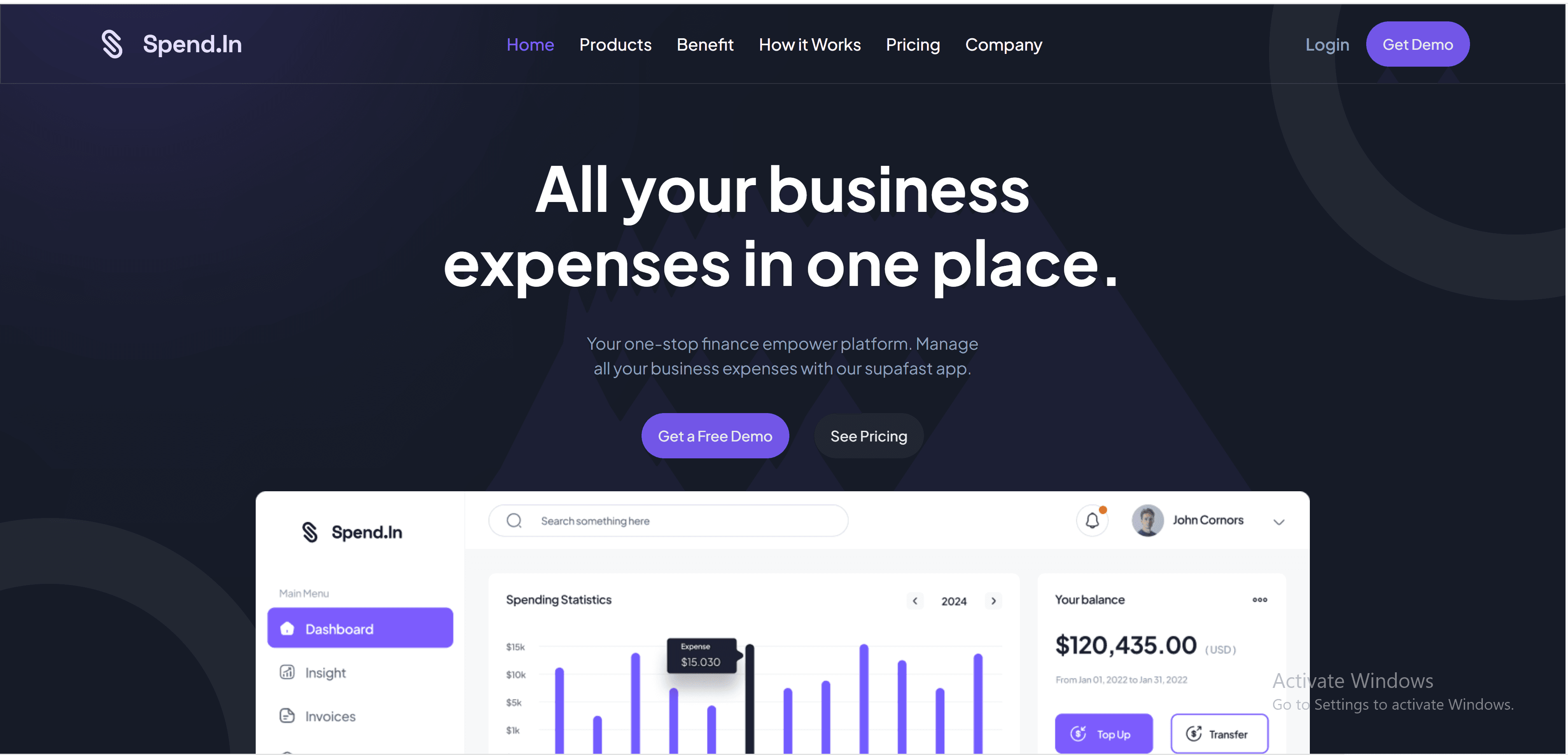 E-commerce Dashboard Project